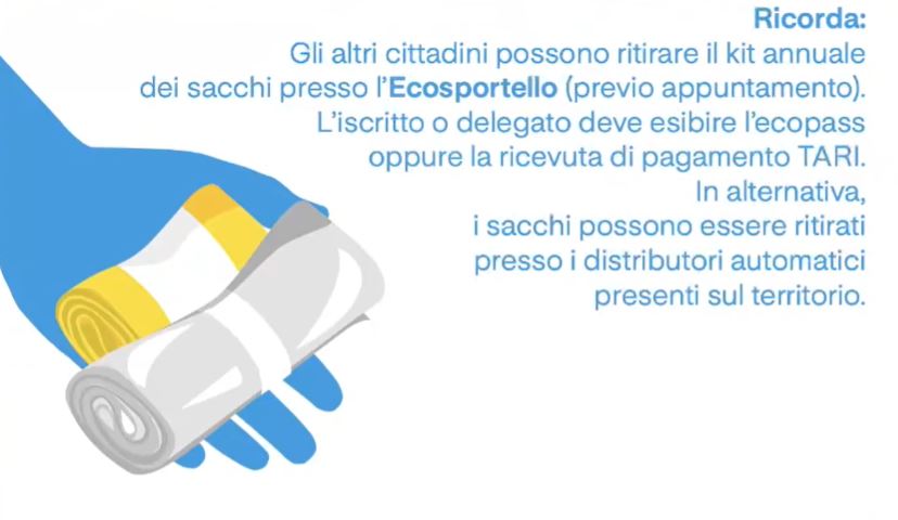 Fornitura Sacchi da ecoisole ed ecosportello - Como - 2026