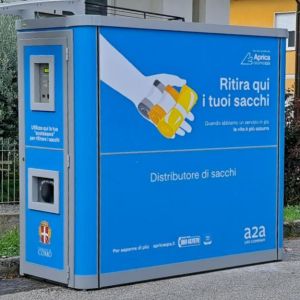 Distributore automatico di sacchi